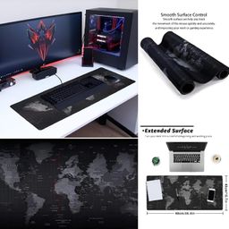 World Map Mouse Pad