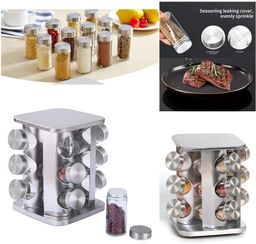 Table Top 12 Piece Spice Rack