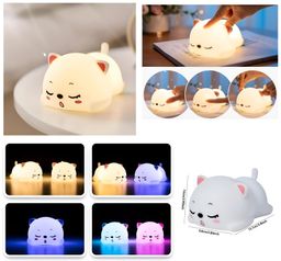 Silicone Kitty Touch Light