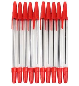 Ballpoint Pens Red x10