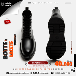 BOTTE A LACETS VOLUME ZARA