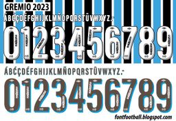 Font Vector Gremio FC 2023 kit