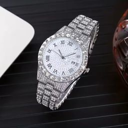 Iced Fashion Watch for Men + Bracelet (Free Jewelry Box)