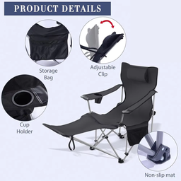 PICNIC CAMPING LAZY CHAIR FOOTREST (KERUSI BERKELAH) 