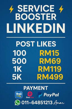 ⚡SERVICE BOOSTER ⚡LINKEDIN POST LIKES