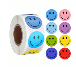 Stickers / Smiling Face 500 pcs