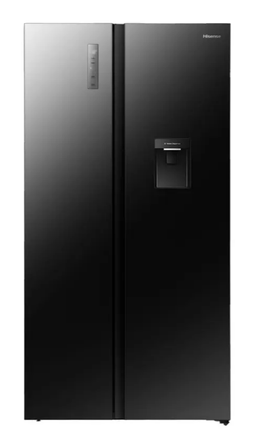Hisense 529L Side-by-Side Refrigerator (Glass)  