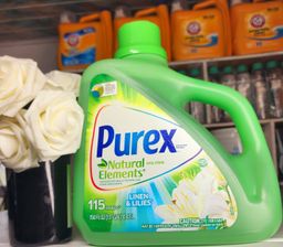 Purex 115 loads natural element dye free linen& Lillie's detergent 