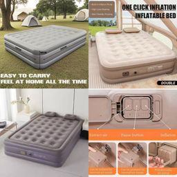 Practical & Stylish Inflatable Double Bed