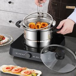 Unique & Versatile Korean Pot With Basket & Steamer