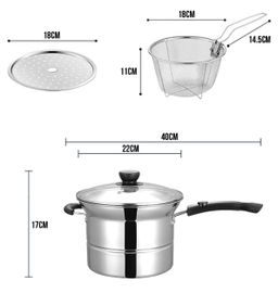Unique & Versatile Korean Pot With Basket & Steamer