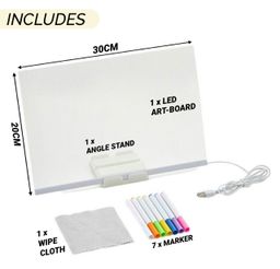 3D LED Acrylic Art-Board