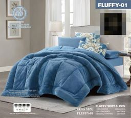 5 Piece Polor Fleece Comforter Set