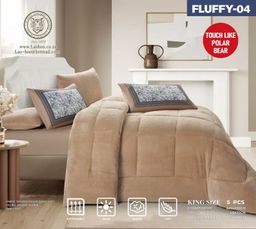 5 Piece Polor Fleece Comforter Set