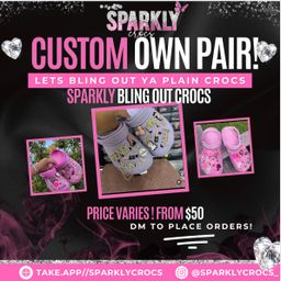 Custom Crocs Designs ( Customizing Customer own crocs ) 