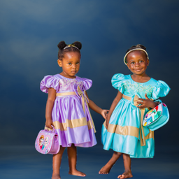 Nabotique Sweet Style Princess Dress with Floral Pattern