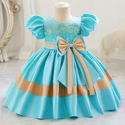 Nabotique Sweet Style Princess Dress with Floral Pattern