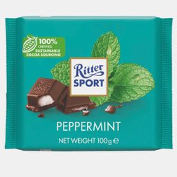 Ritter Sport Dark Chocolate with Peppermint Filling,