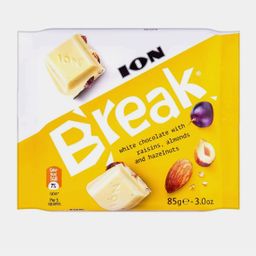 Ion Break Raisin & Almond White Chocolate 