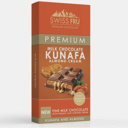 Swiss Fru Milk Chocolate Kunafa Almonds,