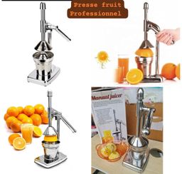 Presse fruit manuel en inox pur