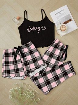 3 Piece Women's Sleepwear Set