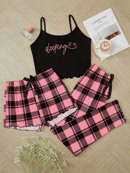 3 Piece Women's Sleepwear Set