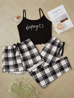 3 Piece Women's Sleepwear Set