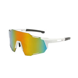 Sports Glasses White/red Lens