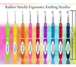 Crochet Hooks Set Ergonomic Knitting Needle Weave Yarn Kits  