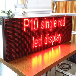 P10 Red moving scrolling running message LED sign