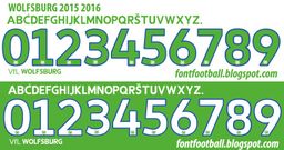 Font Vector Vfl Wolfsburg 2015 2016 kit