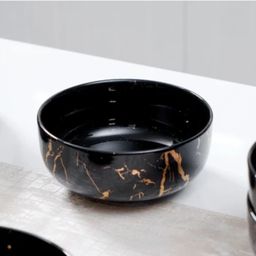 Piring Porselen Mewah Marble - Aneka Piring Hidangan Mewah Bahan Porselen Premium 1 Set