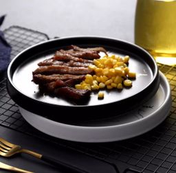 Piring Porselen Mewah Marble - Aneka Piring Hidangan Mewah Bahan Porselen Premium 1 Set