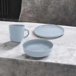 Piring Mangkuk Mug 1 Set Material Porselen Berkualitas Terkesan Mewah Aman untuk Penggunaan Microwave Untuk Berbagai Hidangan