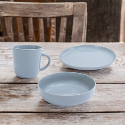 Piring Mangkuk Mug 1 Set Material Porselen Berkualitas Terkesan Mewah Aman untuk Penggunaan Microwave Untuk Berbagai Hidangan