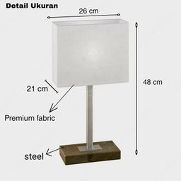 Desk Lamp Modern - Lampu Meja Gaya Eropa Antik Kualitas Premium Untun Ruang Tamu Kamar Tidur Hotel Kantor