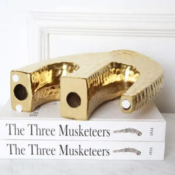 Pajangan Patung Gajah Dekorasi Fengshui Rumah Kantor Mewah Premium Keramik Dilapisi Warna Emas Polkadot Hadiah