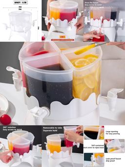 ROTATABLE JUICE DISPENSER 4 IN 1