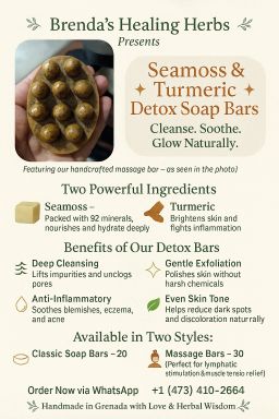 Seamoss & Turmeric Detox Soap Bar 