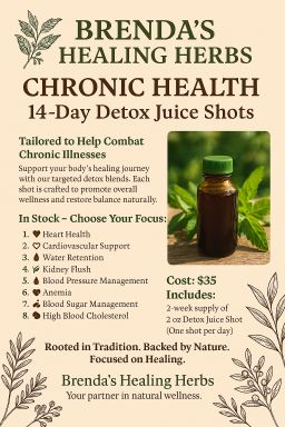 Chronic Health Detox Juice Shots 