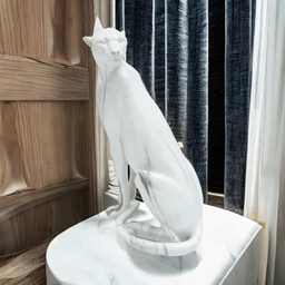 Pajangan Patung Shio Macan Jaguar Marble Premium Dekorasi Kantor Ruangan Rumah Kamar Tidur Fengshui Keberanian Dekorasi Pajangan Kreatif Modern