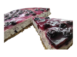 Blueberry cheesecake slice / Blueberry cheesecake slice