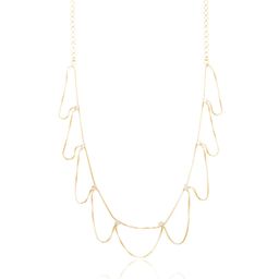 Gargantilha Choker Turca com Zircônias banhada a Ouro 18k
