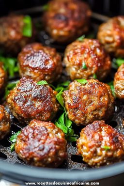 Recette Boulettes de Viande (Friteuse à Air) - Recettes de Cuisine Africaine