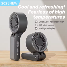 Mini ventilateur Portable sans bruit ventilateur haute vitesse 3000mAh batterie Rechargeable ventilateur USB ventilateur portatif pliable pour l'extérieur