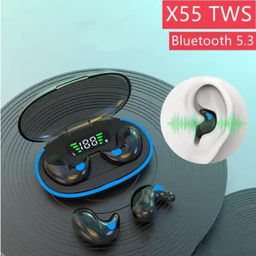 X55 TWS Mini écouteurs BT5.3 sans fil écouteur IPX5 casque réduction du bruit Sport Bluetooth écouteurs stéréo musique casque