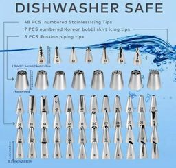 137 Piece Cake Decorating Kit with Turntable