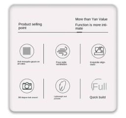 Outdoor Camping Mesh Tent  