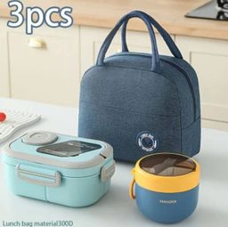 3 Piece Insulated Lunch Box  Sets